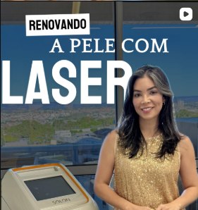 Post do Instagram: renovando a pele com laser