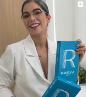 Post do Instagram: preenchedor Radiesse